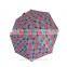 Long outdoor full printing wooden handle umbrella