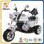 China custom made plastic kids electric motor cycle with swing motor