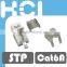 Network Solution RJ45 STP Female Connector Cat 6A Modular Keystone Jack