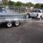 Economic Heavy Duty 10x5ft Hot Dipped Galvanized Tandem Box Trailers