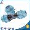 PP hdpe elbow wall plate plumbing compression pipe fitting adaptor