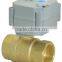 2 Way 1 Inch Electric Flow Control Brass Water Ball Valve