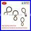 OEM/ODM stainless steel hook shower curtain hooks