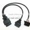 OBD2 Y Cable Adapter for HondaUniversal Snap In OBDII