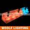 led lighted plastic modern wine display racks