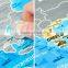 Detailed Europe Map with Scratch off Stickers Large Size Tube Packaging