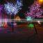 Commercial outdoor waterproof iron trunk color changing led cherry blossom tree light