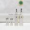 new design glass oil and vinegar bottle and spice jars with decal