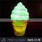 Wholesale Mini colorful icecream night light lamp for kids gift