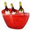 Clear Plastic Ice Bucket For Wine cooler