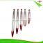 ZY-H2020 14-inch Silicone Kitchen Cooking Salad Serving BBQ Tongs Stainless Steel Handle Food tong