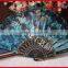 Beautiful and colorful plastic lace fan