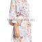 Alibaba Robe For Ladies Floral Printed Wholesale Satin Robes High Quality Pajamas Sets