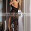 High quality sexy silk nighties for plus size women sexy nighty design babydoll backless dress