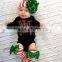 Latest Design Newborn Baby Clothes 2017 Hot Sale Cotton Kid Black Clothing Printed Baby Christmas Baby Romper