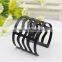 yi wu black metal bangle jewelry sexy lady's punk style gold hollow bangle arm cuff from yi wu