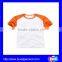 Custom t shirt raglan sleeve t shirt/ t shirt for children