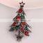 zm53213a 2017 cheap christmas ornaments christmas tree brooch wholesale
