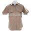 Custom good quality slim fit plain work shirt
