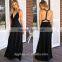 Yihao 2016 Special Offer Natural V-neck Vestidos De Fiesta Women Long Sexy Strapped Lady Party Maxi Summer dress