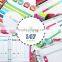Spiral binding full color printing notebook custom ,school & office cheap planner printing