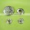 newest hot sale fashion leather jacket metal snap buttons for fur jacket coat