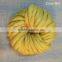 Yellow 100 acrylic super chunky yarn for quick knitting lady hat