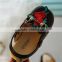 B21395A Korean fashion embroidery sandals slippers