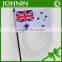 Factory directly sale soccer fans application plastic stick hand flag