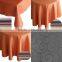 Polyester Table Cloths wih different colors and shapes