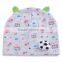 2016 newest korea style 100%cotton cute boys&girls baby beanie hat baby bonnet with animal head on