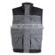Men's 100% polyester padding fleece lining work vest warmer