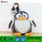 Inflatable 3D cartoon penguin toy inflatable animal penguin model inflatable lifelike peguin