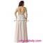 Fat casual transparent embroidery prom long dress women