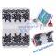 Flower Card Holder Flip Stand TPU+ PU Leather Case for Samsung Galaxy Tab S2