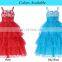 Grace Karin Spaghetti Straps Flower Girl Princess Bridesmaid Wedding Pageant Red Cake Dress CL010404-1