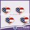 Wholesale Bulk Custom Metal Piercing American Flag Jewelry
