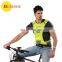 Adult reflex yellow pocket safety vest working clothes