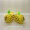 Custom 2D Fruit Pineapple Purse Strawberry Wallet Women Coin Pouch Pack Set Silicone Bag