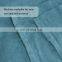 Turquoise Blue Linen Panels Casual Weave Textured Privacy Blended Window Curtains