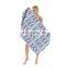 Printed Logo Square Beach Towel Sand Free For Summer Swimming