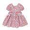 X1172/2020 newest baby girls top design Korean fashion dress high quality sweet floral girls dress