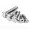 Mild steel hex bolts with nuts grade 4.8 plain DIN931 DIN933