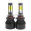 Auto Parts X7 4 Side Car Headlamp 9005 9006 H11 H4 H7 Lamp Car Light Bulbs Led Headlight H11 led