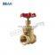 NRS threaded steam brass gate valves dimensions