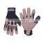 HANDLANDY Vibration-Resistant Full Finger Cycling Gloves Impact Mechanic Construction Site Gloves