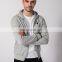 100% cotton Wholesale custom men's planet print hooded spring and autumn long sleeve cardigan zipper sports casual jogging