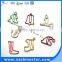 Souvenir santa claus paper clip with PET coated iron wire