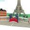Paris Love Scene Eiffel Tower 3D Greeting Card Best 3D Gift Cards for Parents on Valentine’s Day