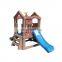 Factory Direct Kids Cheap Garden Toy Outdoor Plastic Slide and Swing for Children